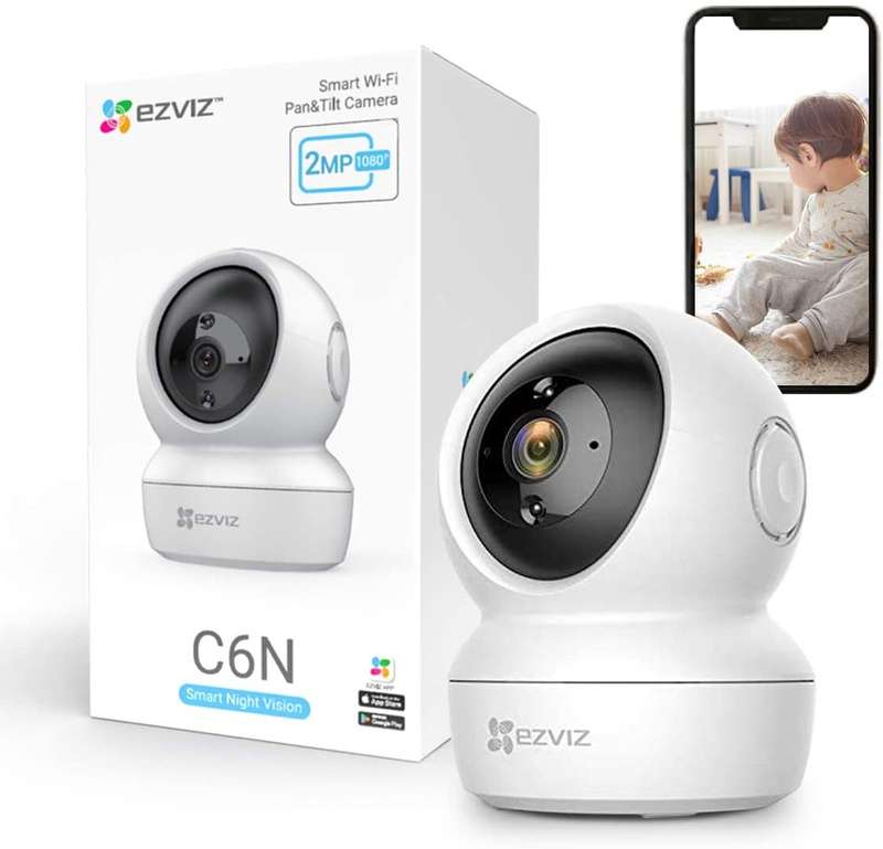 EZVIZ 2MP Smart Wi-Fi Pan & Tilt Camera C6N