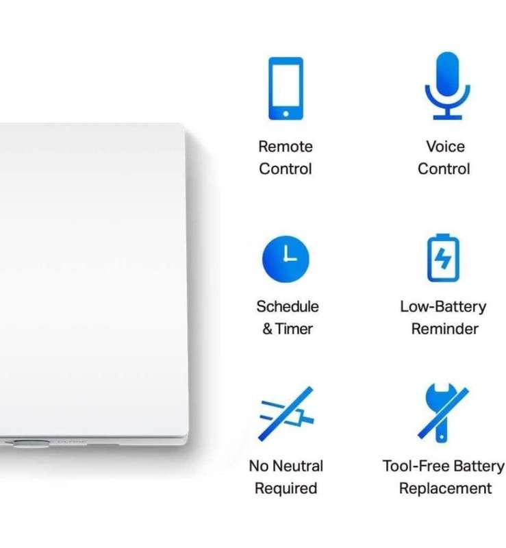 Smart Light Switch, 1-Gang 1-Way Tapo S210