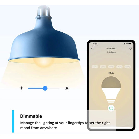 TP-Link Tapo Smart Bulb Wi-Fi Smart Switch 8.7 W Soft Warm White