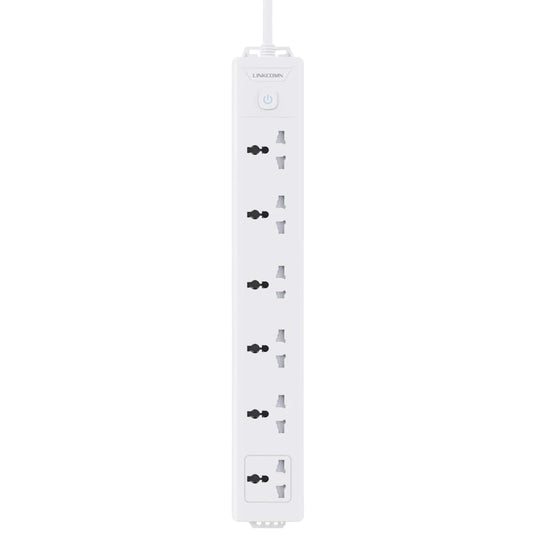 LINKCOMN LC-PS601 Power Strip 6-Outlet w/ 3m Power Cord