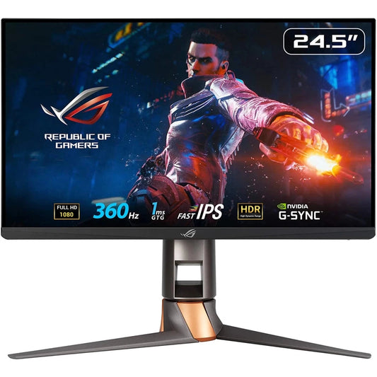 ASUS ROG Swift 360Hz PG259QN 24.5” Fast IPS 1ms Full HD HDR 10 G-SYNC Eye Care World’s First 360Hz