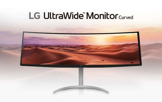 LG 49WQ95C-W 49" Curved UltraWide Nano IPS 5K 144Hz HDR 400 HDMI 2.1 G-SYNC® Compatible Adjustable Stand w/ Speakers
