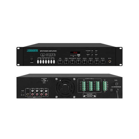 MP225U 250W 6 Zones USB/SD/FM Mixer Amplifier