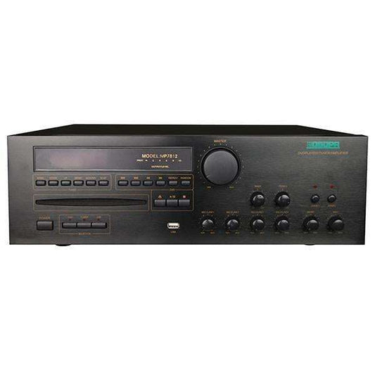 MP7812 120W-350W 2 Zones All in One mixer amplifier with CD/DVD/MP3/Tuner