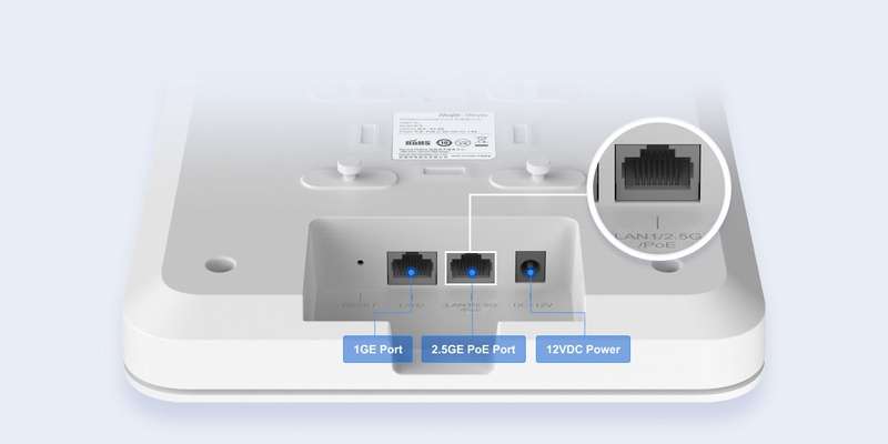 RG-RAP2260 Reyee Wi-Fi 6 AX3000 High Performance Multi-G Ceiling Access Point