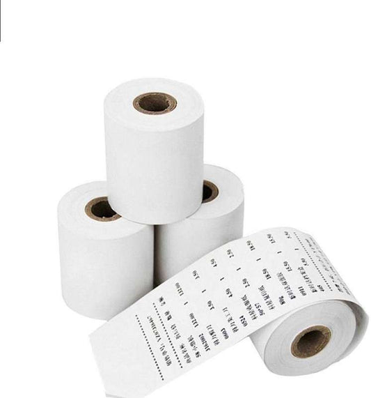 رول طباعة فواتير حراري مصقول طول 50 متر عرض 8سم فواتير الكاش