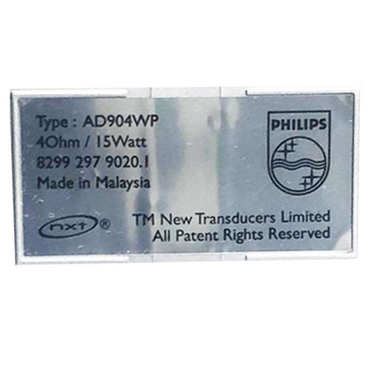 Philips Power Full Indoor Slim Speaker - ad904wp 2 PIECES