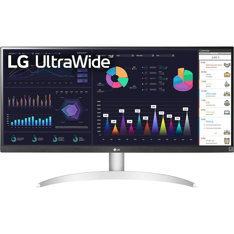 LG 29WQ600-W 29" IPS UltraWide Full HD HDR10 RGB 99% USB Type-C AMD FreeSync Built in Speakers