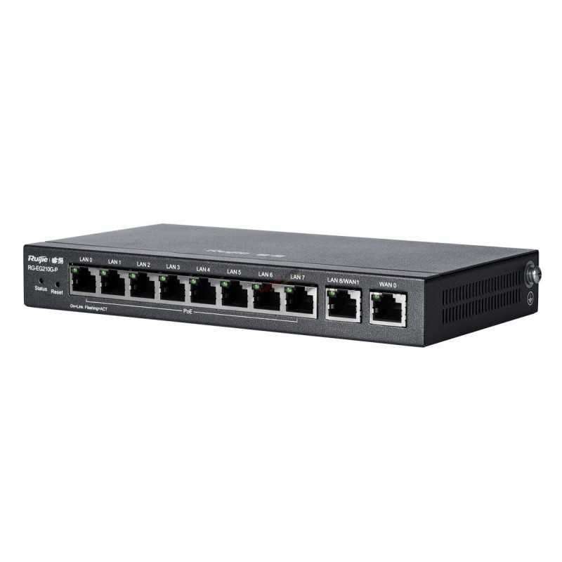 RG-EG210G-P Reyee 10-Port Gigabit Cloud Managed PoE Router