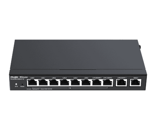 RG-EG310GH-P-E, Reyee10-Port High-Performance Cloud Managed PoE Office Router