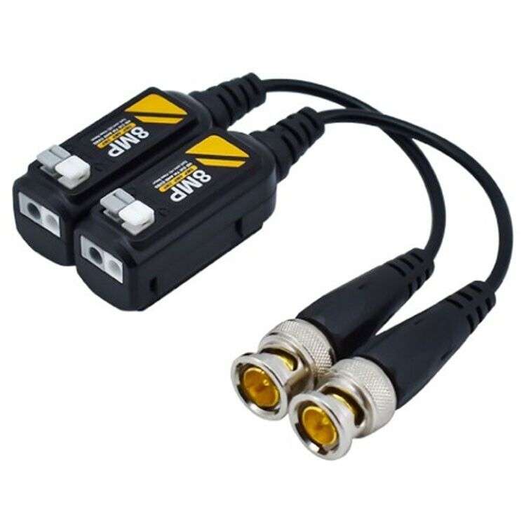 CCTV Video Balun 8MP 4K HD CAT5 E CAT6 BNC CVI TVI AHD CVBS