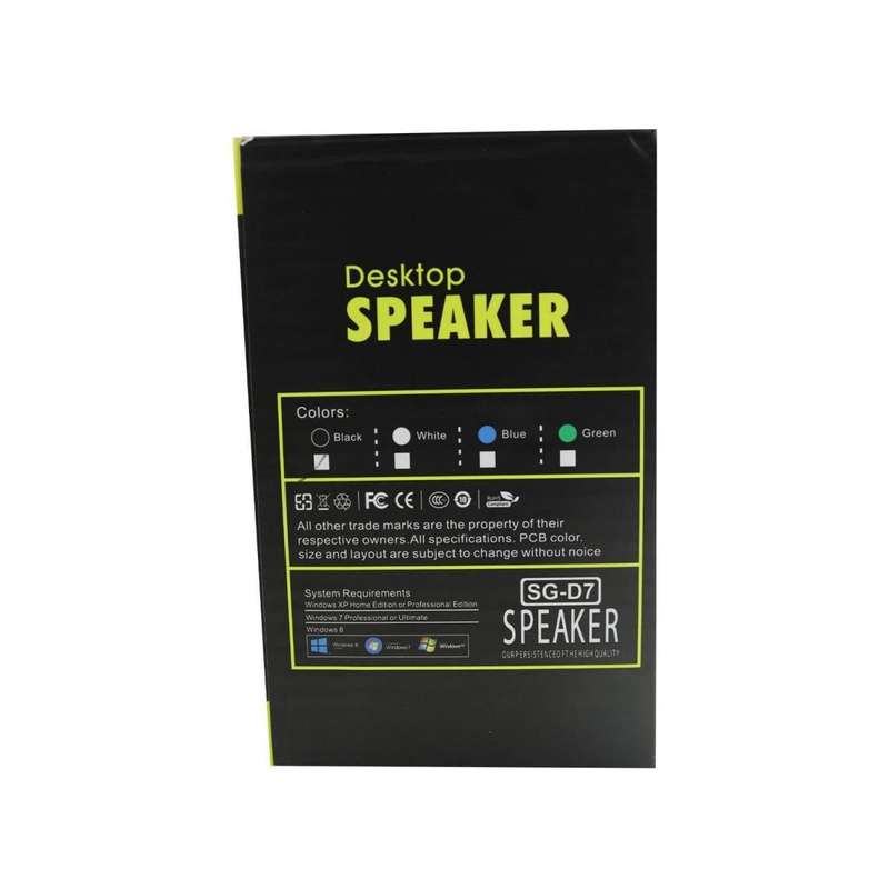 Mini USB SG-D7 Multimedia Speaker