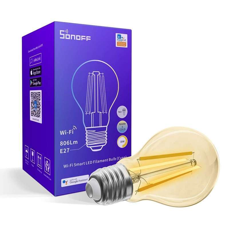 SONOFF B02-F-A60 Smart Wi-Fi LED Filament Bulb