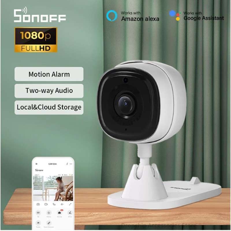 Sonoff Cam Slim Wi-Fi FHD Smart Home Security Camera