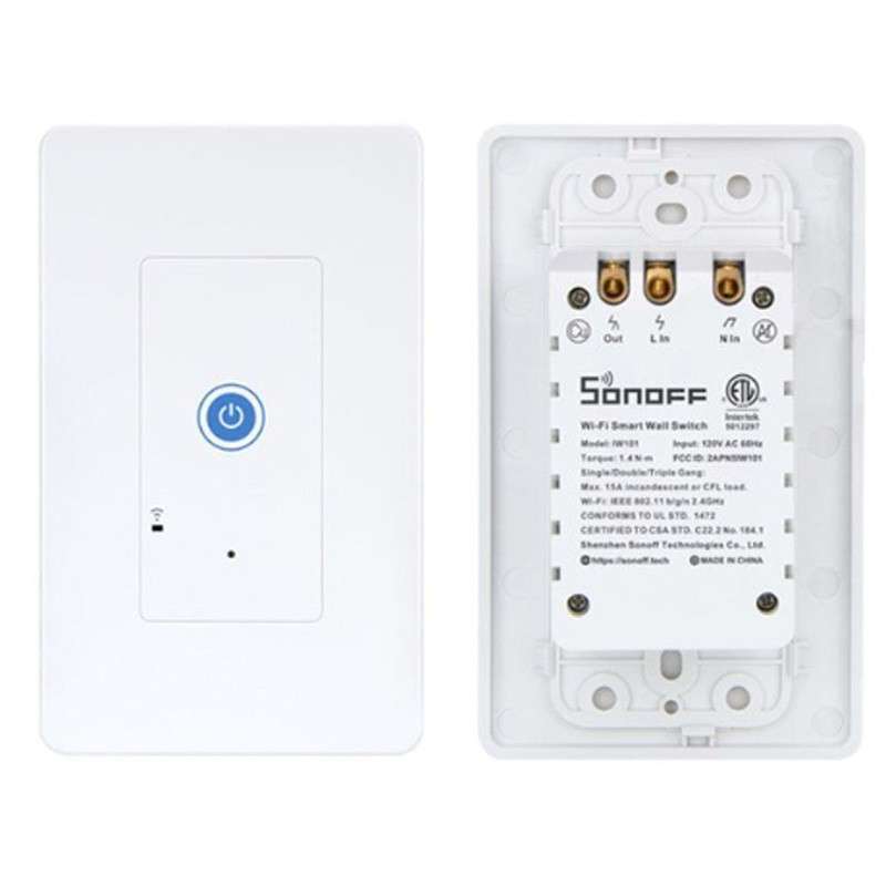 Sonoff IW101 Smart Wi-Fi Wall Switch with Power Measurement FACE PLATE