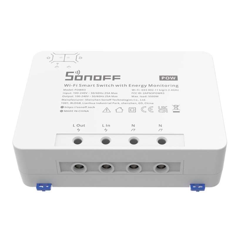 Sonoff Pow R3 is the new device designed to work as a single phase WiFi switch and meter for your home.