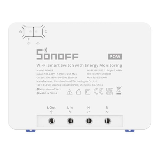 Sonoff Pow R3 is the new device designed to work as a single phase WiFi switch and meter for your home.