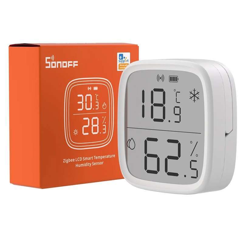SONOFF SNZB-02D Smart Humidity and Temperature Sensor with LCD
