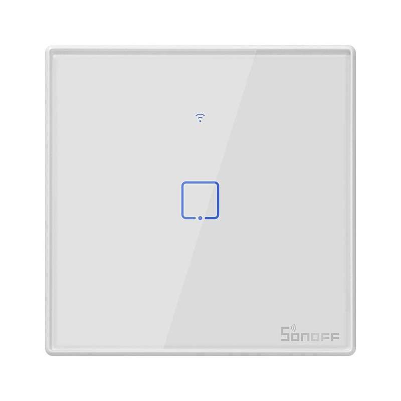 SONOFF T2EU1C- TX 1 Button Touch Wifi Wall Switch FACE PLATE