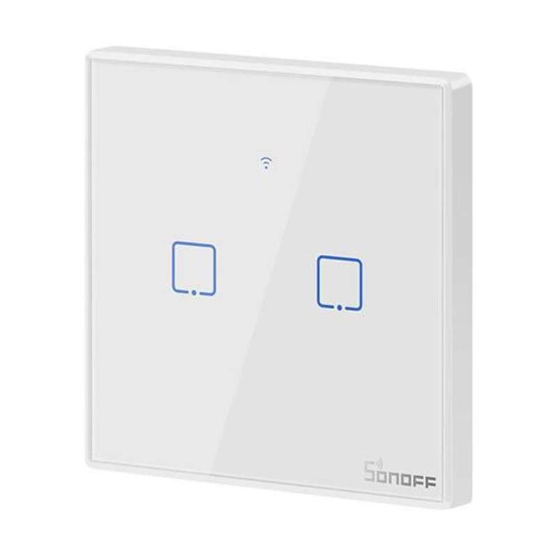 SONOFF T2EU2C-TX Touch Wifi wall switch 2 buttons FACE PLATE