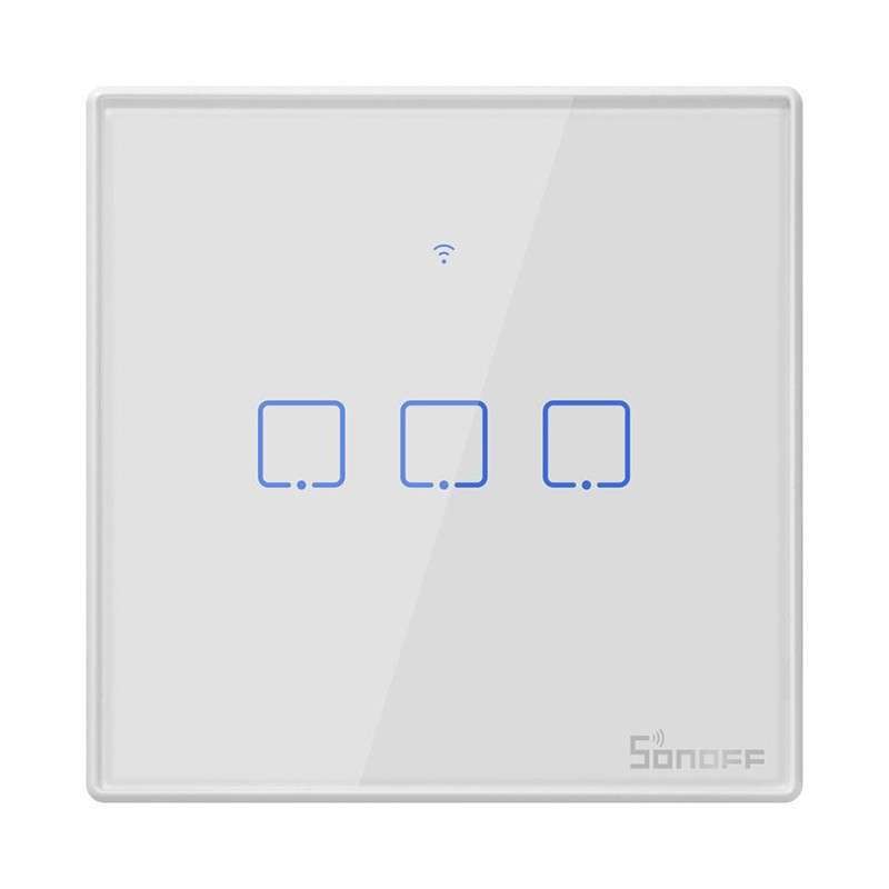 SONOFF T2EU3C-TX Touch Wifi wall switch 3 buttons FACE PLATE