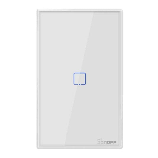SONOFF T2US1C-TX is a 1 button smart switch. FACE PLATE