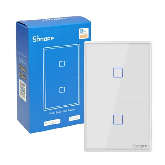 SONOFF T2US2C-TX is a 2 button smart switch. FACE PLATE