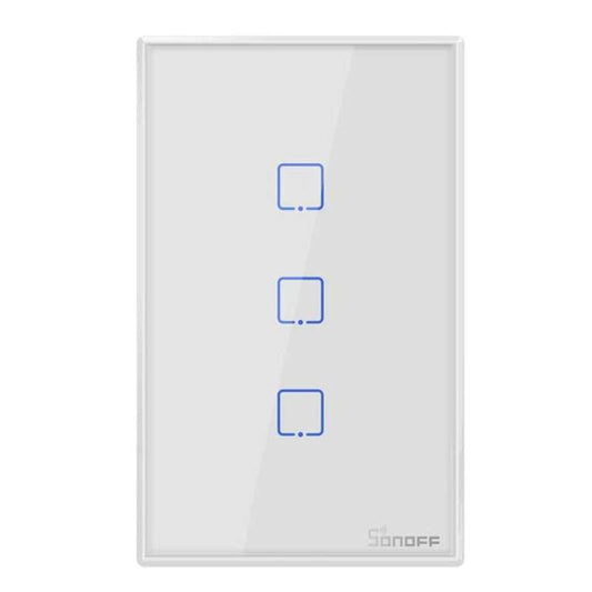 SONOFF T2US3C-TX is a 3 button smart switch. FACE PLATE