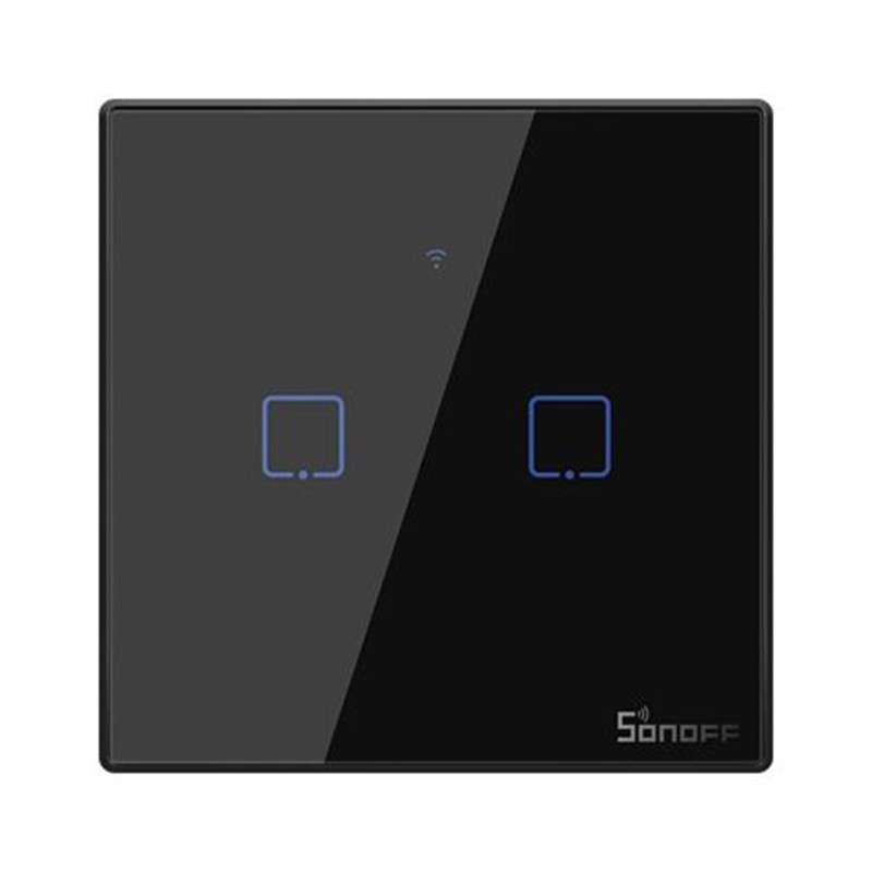 SONOFF T3EU2C-TX Touch Wifi wall switch 2 buttons FACE PLATE