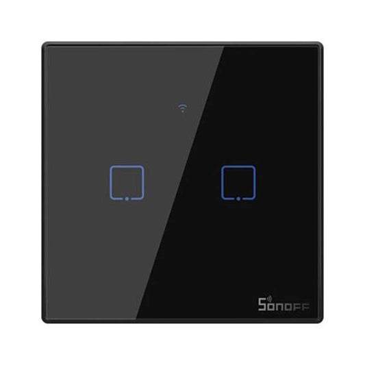 SONOFF T3EU2C-TX Touch Wifi wall switch 2 buttons FACE PLATE