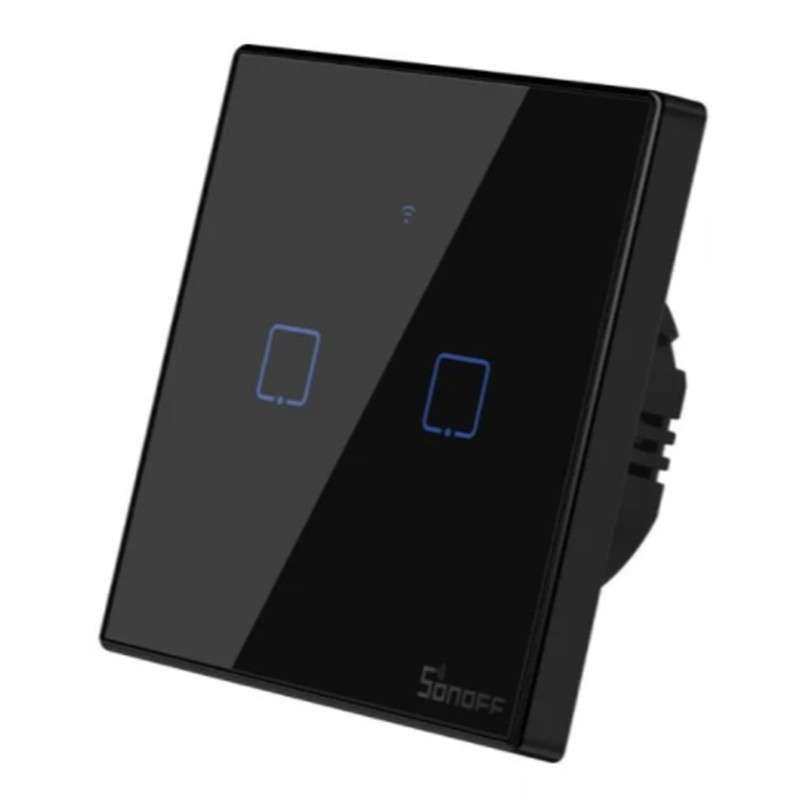 SONOFF T3EU2C-TX Touch Wifi wall switch 2 buttons FACE PLATE