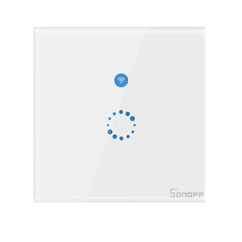 SONOFF T4EU1C Smart Wifi Wall Touch Switch 1 Gang EU FACE PLATE