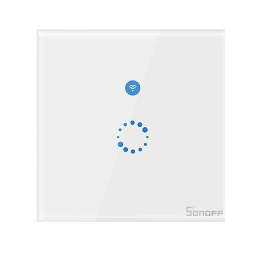 SONOFF T4EU1C Smart Wifi Wall Touch Switch 1 Gang EU FACE PLATE
