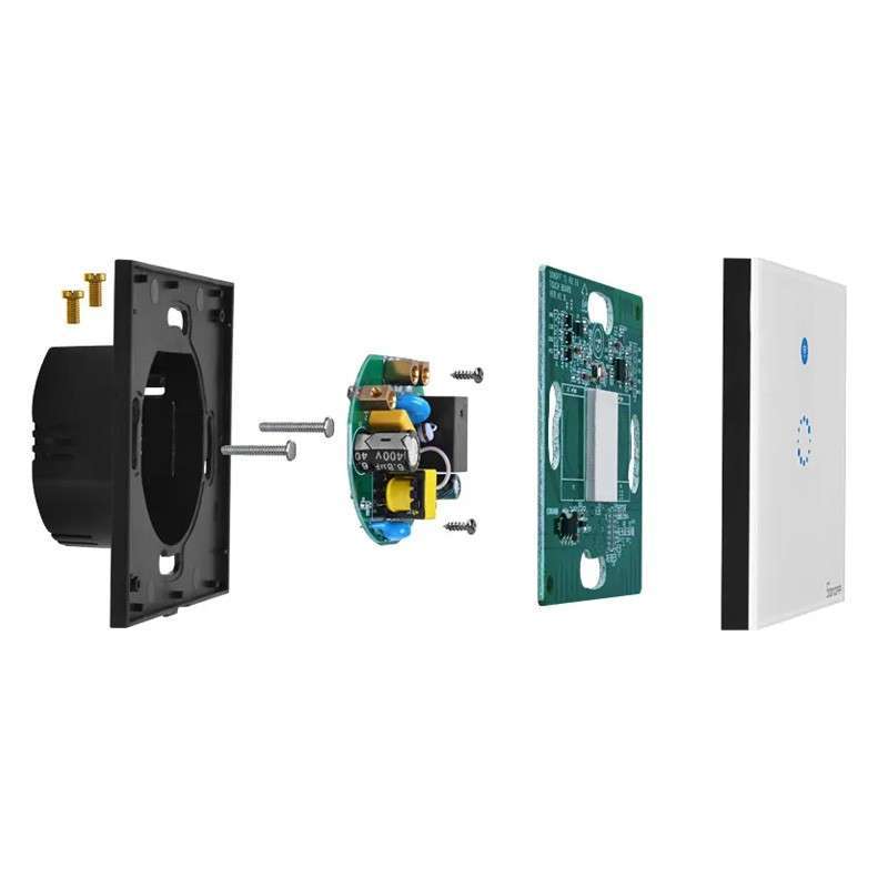 SONOFF T4EU1C Smart Wifi Wall Touch Switch 1 Gang EU FACE PLATE