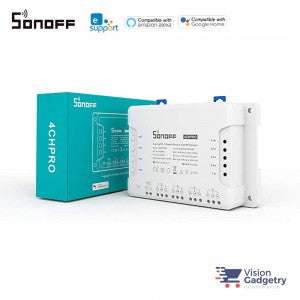 SONOFF 4CHPROR3 4 CHANNEL GANG R3 SMART HOME WIFI WIRELESS SWITCH APP CONTROL EWELINK