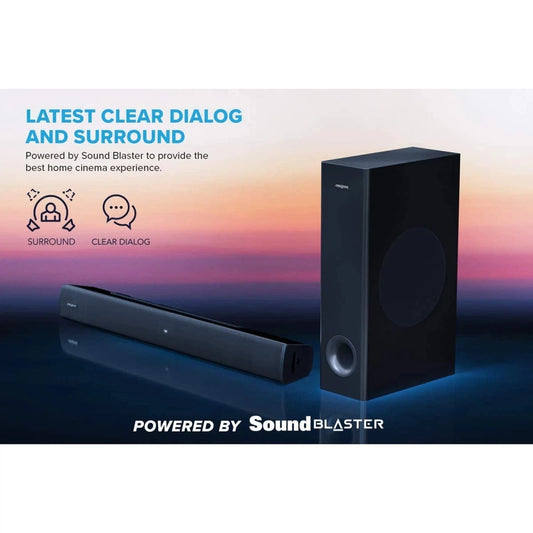 Creative Stage V2 2.1 Soundbar with subwoofer Bluetooth 5.0 Optical & USB