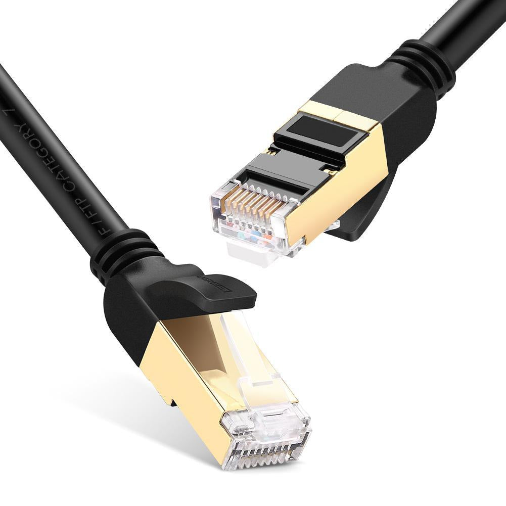 UGREEN CAT7 F/FTP STP LAN CABLE BLACK (0.5M) - 11229