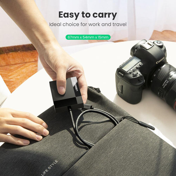 Ugreen 4-in-1 USB 3.0 5Gbps SD/TF/CF/MS Card Reader - 30333