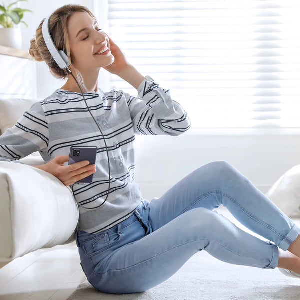 Ugreen flat cable AUX audio cable 3.5 mm mini jack 5m silver - 10729