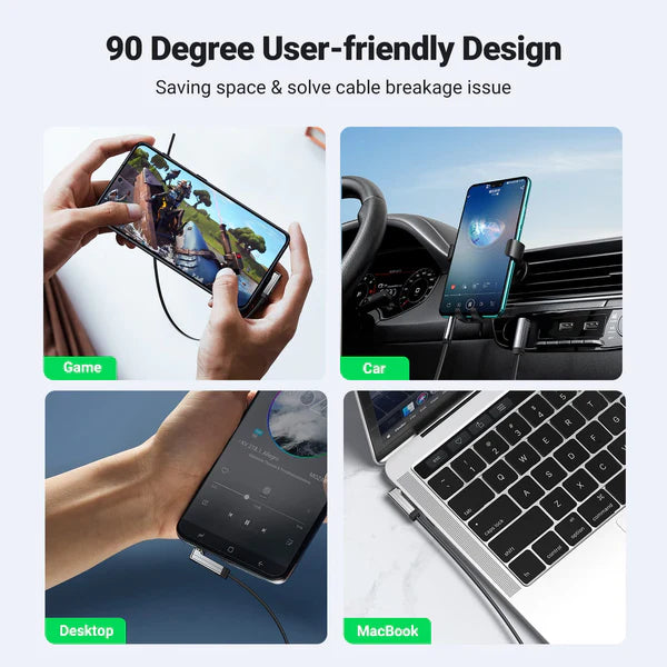 Ugreen flat cable AUX audio cable 3.5 mm mini jack 3m silver - 10728