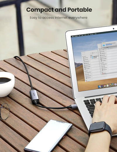 Ugreen Aluminum USB 3.0 Lan Ethernet Adapter - 50922