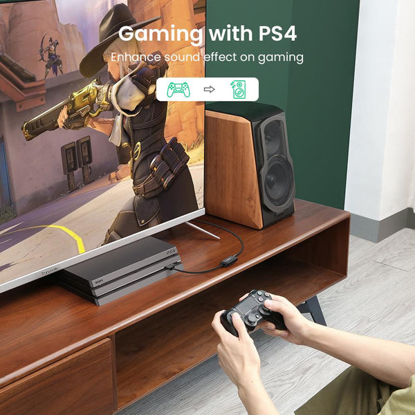 Ugreen USB to Audio Jack Sound Card Adapter 30143 (WHITE)