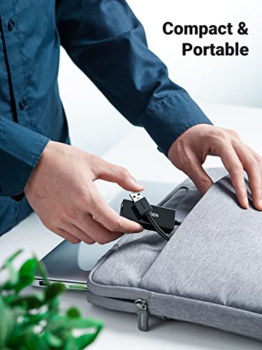 UGREEN USB to Ethernet Adapter, USB 3.0 to RJ45 1Gbps Lan Network Adapter (BLACK) - 20256