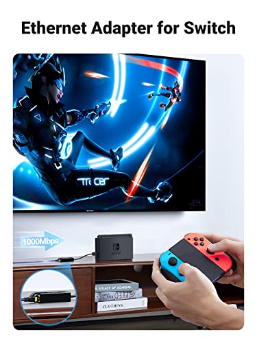 UGREEN USB to Ethernet Adapter, USB 3.0 to RJ45 1Gbps Lan Network Adapter (BLACK) - 20256