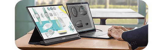 ASUS ZenScreen MB16AC 15.6" Full HD IPS USB Type-C Portable Eye Care Monitor, Black